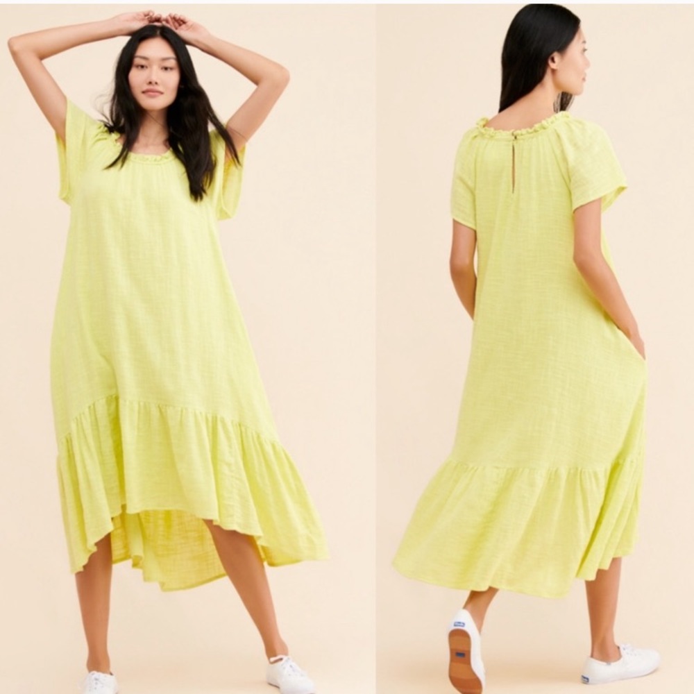 Anthropologie Maeve Selah High Low Maxi Dress